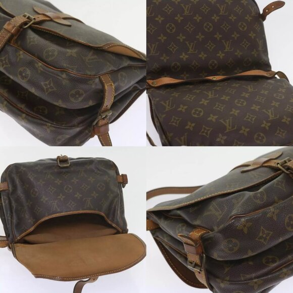 LOUIS VUITTON Monogram Saumur 30 Shoulder Bag M42256 LV Auth bs9057 - Picture 15 of 15